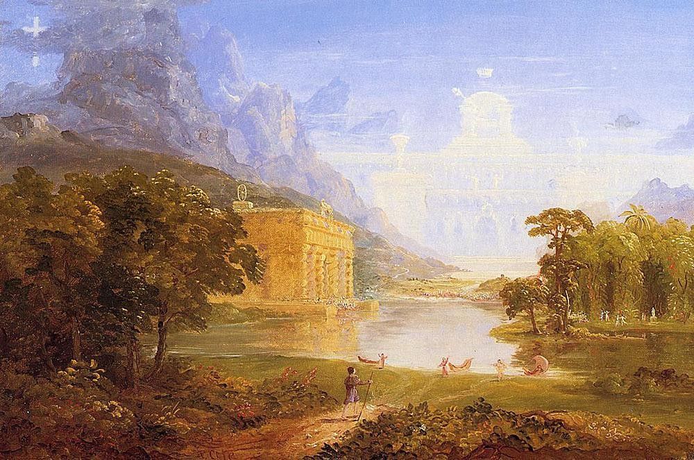 Thomas Cole The Pilgrim of the World on His Journey